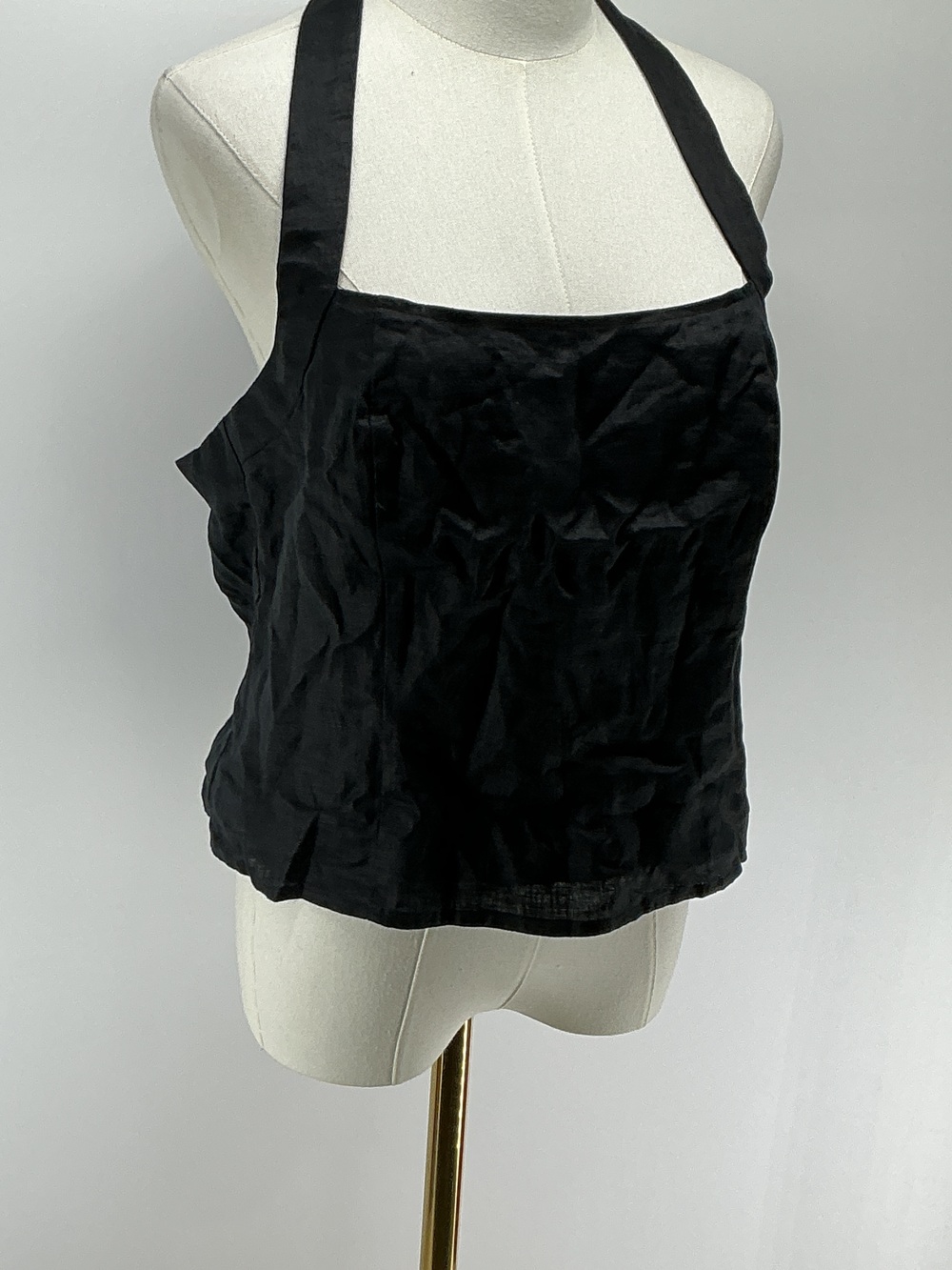 100% European Linen Halter Top
